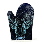 Bohemian Spiritual Deer Print Single Oven Mitt