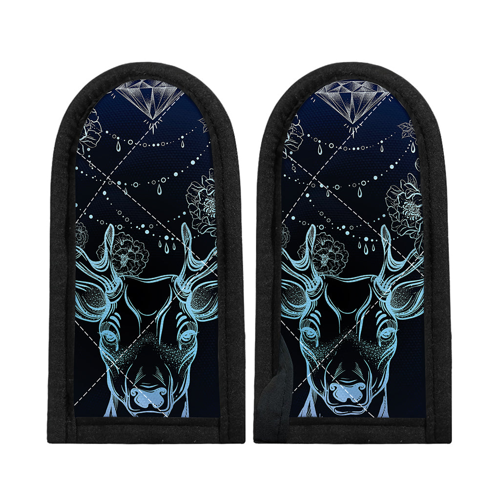 Bohemian Spiritual Deer Print Skillet Handle Cover