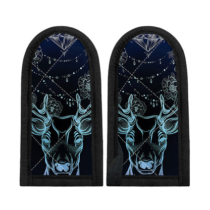 Bohemian Spiritual Deer Print Skillet Handle Cover