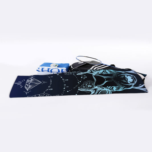 Bohemian Spiritual Deer Print Sports Towel