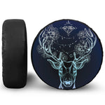 Bohemian Spiritual Deer Print Tire Cover