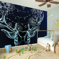 Bohemian Spiritual Deer Print Wall Sticker