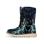 Bohemian Spiritual Deer Print Winter Boots