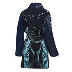 Bohemian Spiritual Deer Print Women's Bathrobe