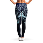 Bohemian Spiritual Deer Print Women's Leggings