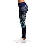 Bohemian Spiritual Deer Print Women's Leggings