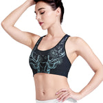 Bohemian Spiritual Deer Print Women's Sports Bra