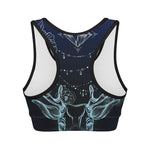 Bohemian Spiritual Deer Print Women's Sports Bra