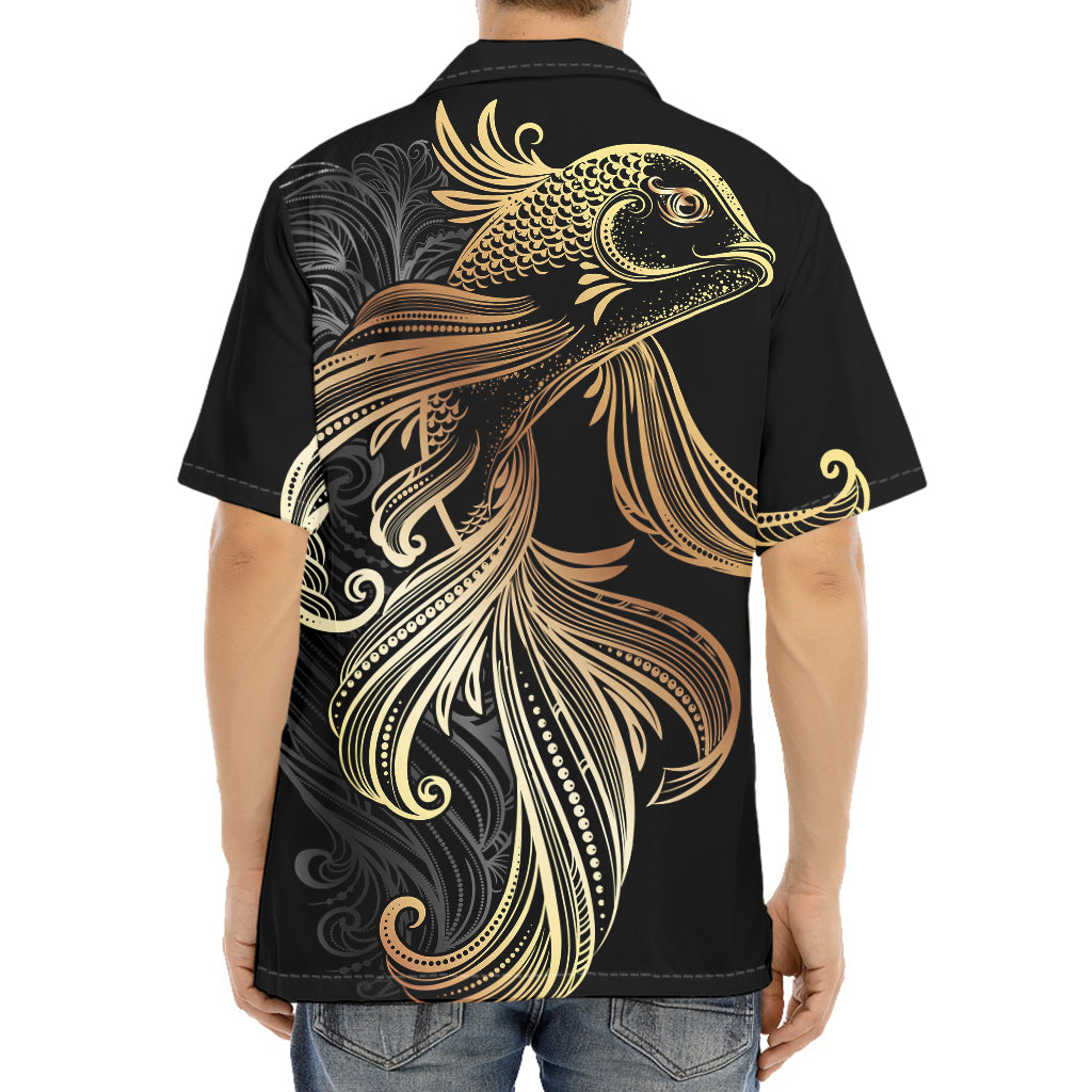 Bohemian Spiritual Fish Print Aloha Shirt