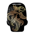 Bohemian Spiritual Fish Print Baby Seat Cover