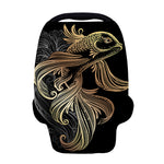 Bohemian Spiritual Fish Print Baby Seat Cover