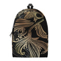 Bohemian Spiritual Fish Print School Backpack