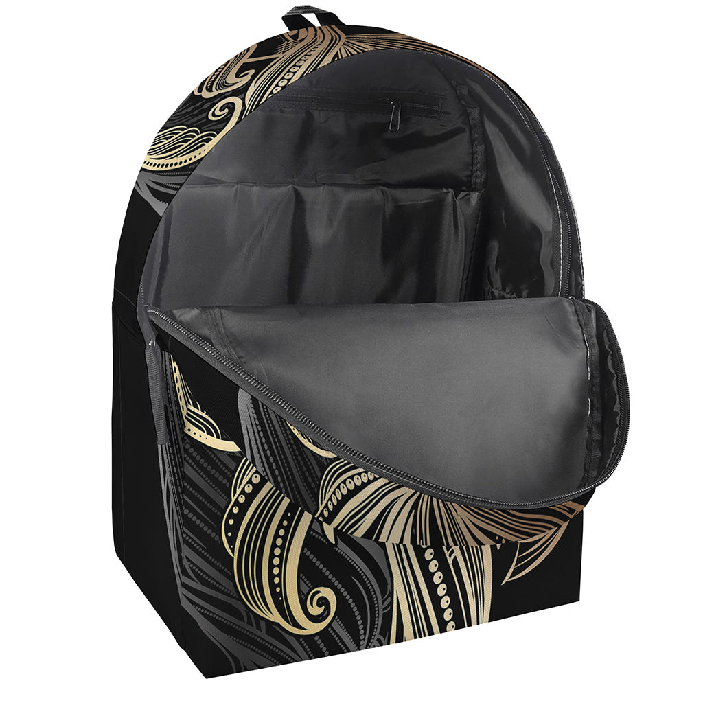 Bohemian Spiritual Fish Print Backpack