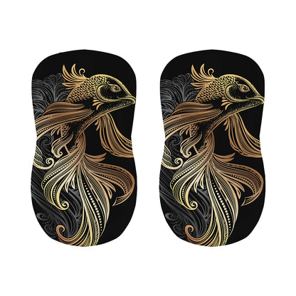 Bohemian Spiritual Fish Print Bar Stool Covers