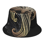 Bohemian Spiritual Fish Print Bucket Hat