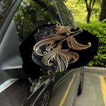 Bohemian Spiritual Fish Print Car Side Mirror Covers