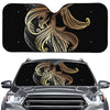 Bohemian Spiritual Fish Print Car Windshield Sun Shade