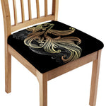 Bohemian Spiritual Fish Print Chair Cushion Cover