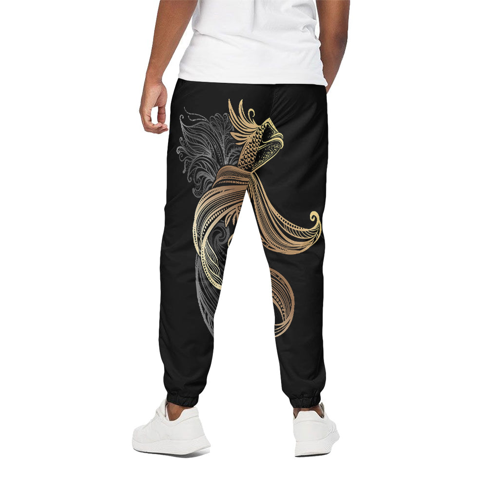 Bohemian Spiritual Fish Print Cotton Pants