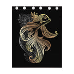 Bohemian Spiritual Fish Print Curtain