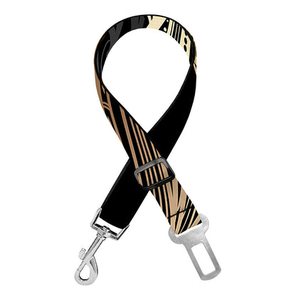 Bohemian Spiritual Fish Print Dog Seat Belt