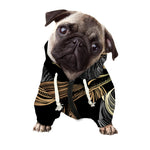 Bohemian Spiritual Fish Print Dog Zip Up Hoodie