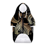 Bohemian Spiritual Fish Print Dog Zip Up Hoodie