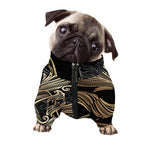 Bohemian Spiritual Fish Print Dog Zip Up Jacket
