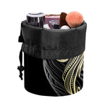 Bohemian Spiritual Fish Print Drawstring Makeup Bag