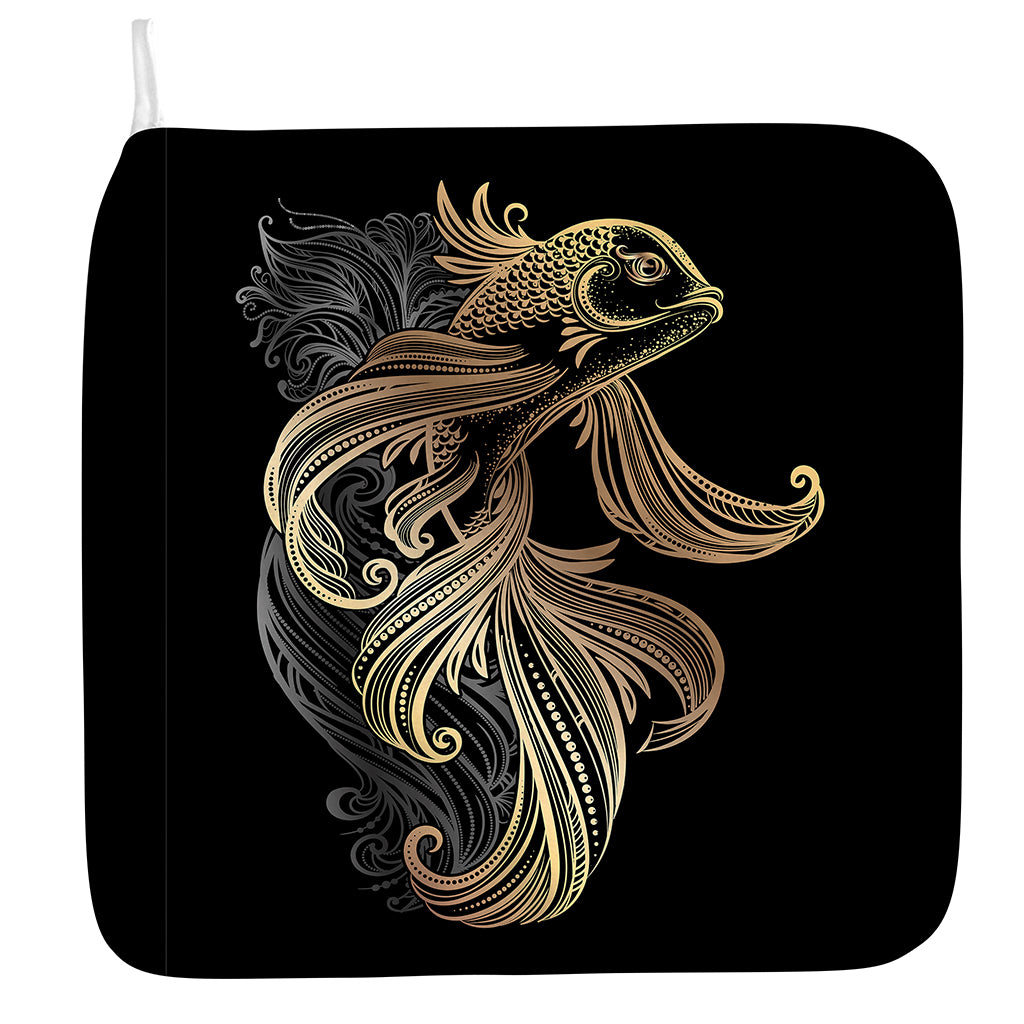 Bohemian Spiritual Fish Print Hand Towel