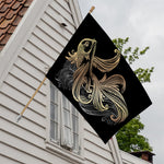 Bohemian Spiritual Fish Print House Flag