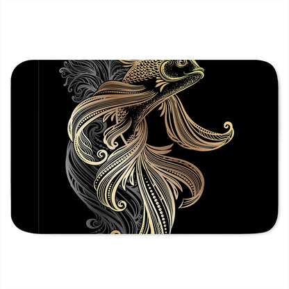 Bohemian Spiritual Fish Print Indoor Door Mat