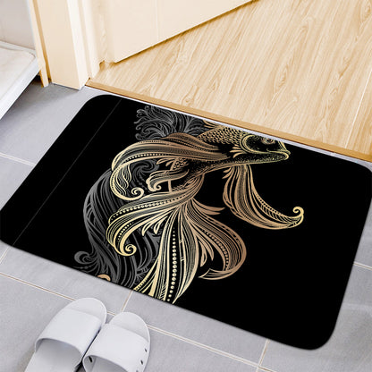 Bohemian Spiritual Fish Print Indoor Door Mat
