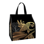 Bohemian Spiritual Fish Print Insulated Lunch Tote