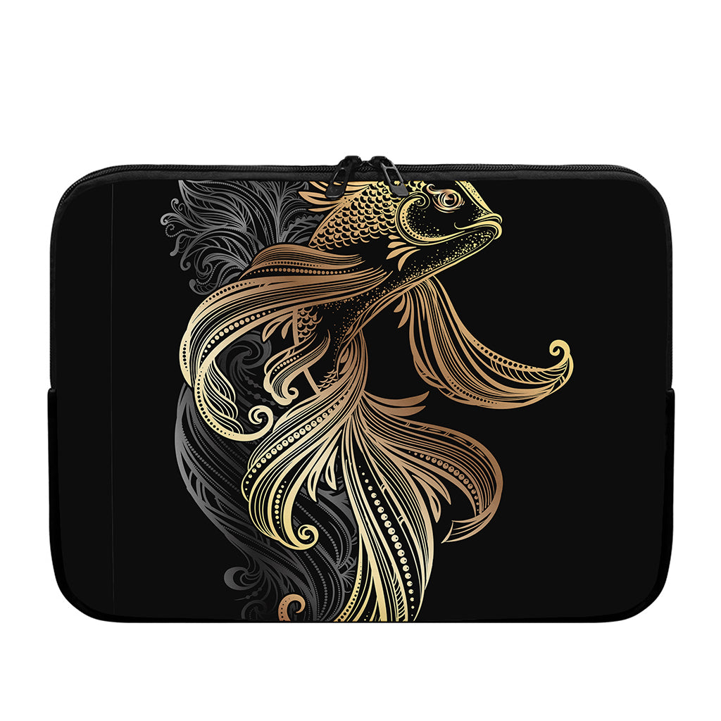 Bohemian Spiritual Fish Print Laptop Sleeve