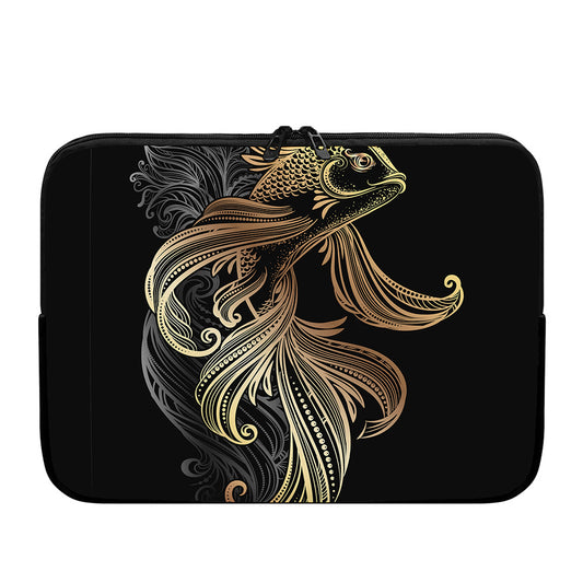 Bohemian Spiritual Fish Print Laptop Sleeve