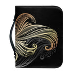 Bohemian Spiritual Fish Print Leather Bible Cover