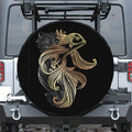 Bohemian Spiritual Fish Print Leather Spare Tire Cover