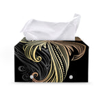 Bohemian Spiritual Fish Print Leather Tissue Box Cover