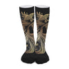 Bohemian Spiritual Fish Print Long Socks