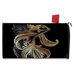 Bohemian Spiritual Fish Print Mailbox Cover