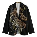 Bohemian Spiritual Fish Print Men's Blazer