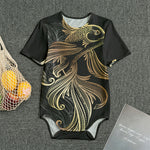 Bohemian Spiritual Fish Print Men's Bodysuit
