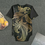 Bohemian Spiritual Fish Print Men's Bodysuit