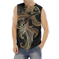 Bohemian Spiritual Fish Print Men's Fitness Tank Top