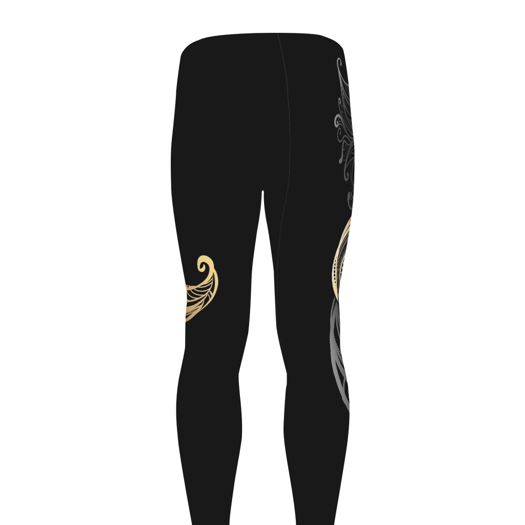 Bohemian Spiritual Fish Print Men's leggings