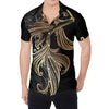 Bohemian Spiritual Fish Print Men's Shirt