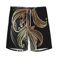 Bohemian Spiritual Fish Print Men's Athletic Shorts