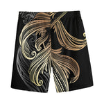 Bohemian Spiritual Fish Print Men's Sports Shorts