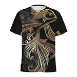 Bohemian Spiritual Fish Print Men's Sports T-Shirt